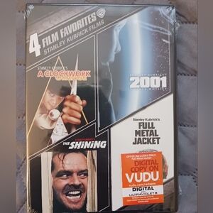 Stanley Kubrick Collection DVD 4-Disc) Shining Full Metal Jacket Clockwork New
